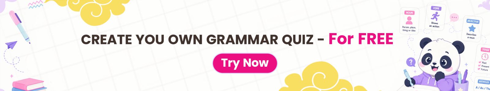 Create your own grammar quizzes
